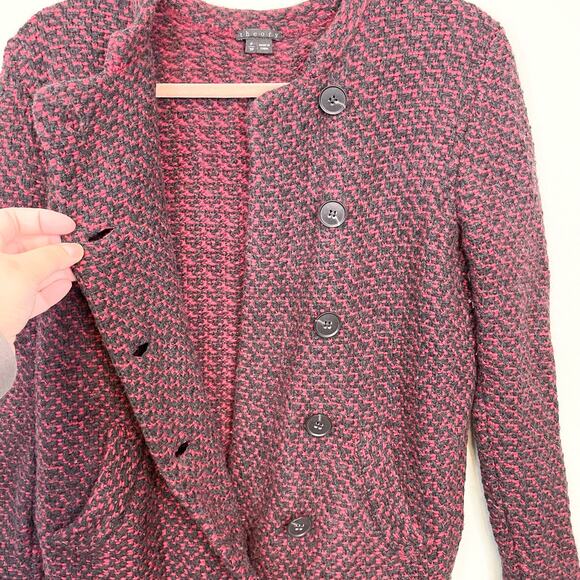 Theory Cardigan Womens Red Black XS - Picture 4 of 9